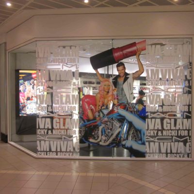 Retail Store Window Graphics At Front Store Window